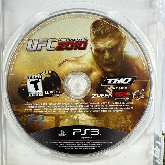 PS3 UFC Undisputed 2010 (Sony PlayStation 3, 2010) - Picture 4 of 7